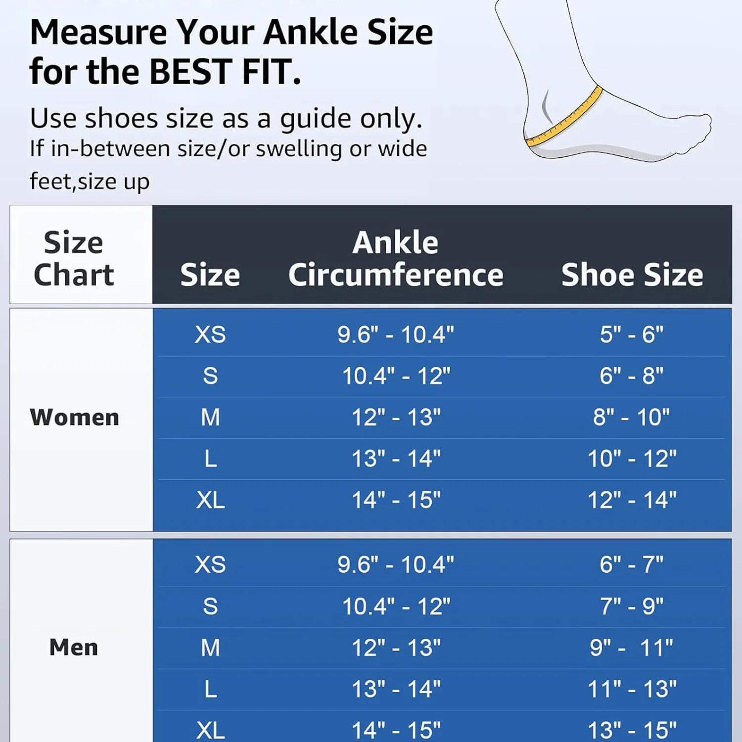 360° Adjustable Ankle Brace Support Removable Side Stays Breathable Lace-Up Stabilizer for Sports Gym Sprain Injury Foot Wrap