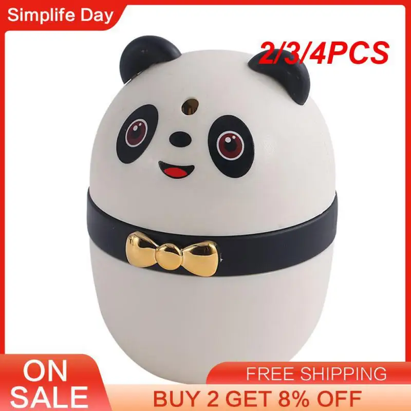 2/3/4PCS Toothpick Cute Practical Cartoon Home Furnishing Storage Detachable Strong Panda Store Household Storage Box Durable