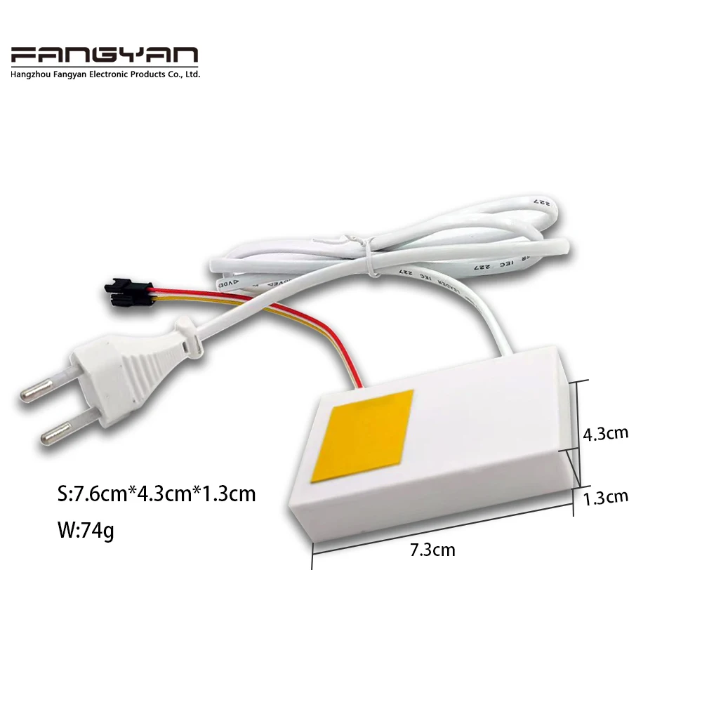 Professional 12V 1A 12W Three Colors LED Light Smart Dimmer Touch Sensor Induction Switch for Lamp Bathroom Mirror