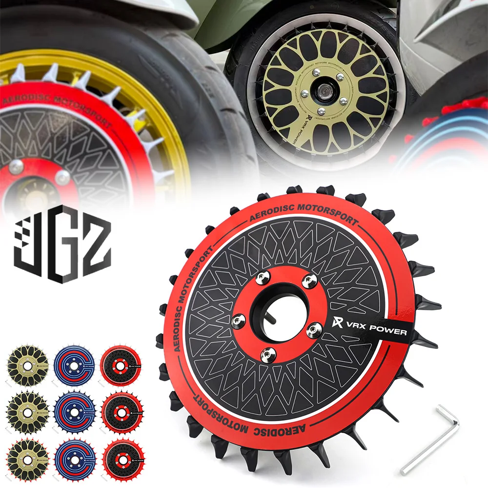 Motorcycle Wheeldop Rim Cover Disc Aero Wheel 12 Inches for Vespa GTS GTV Sprint Primavera S125 LX Accessories