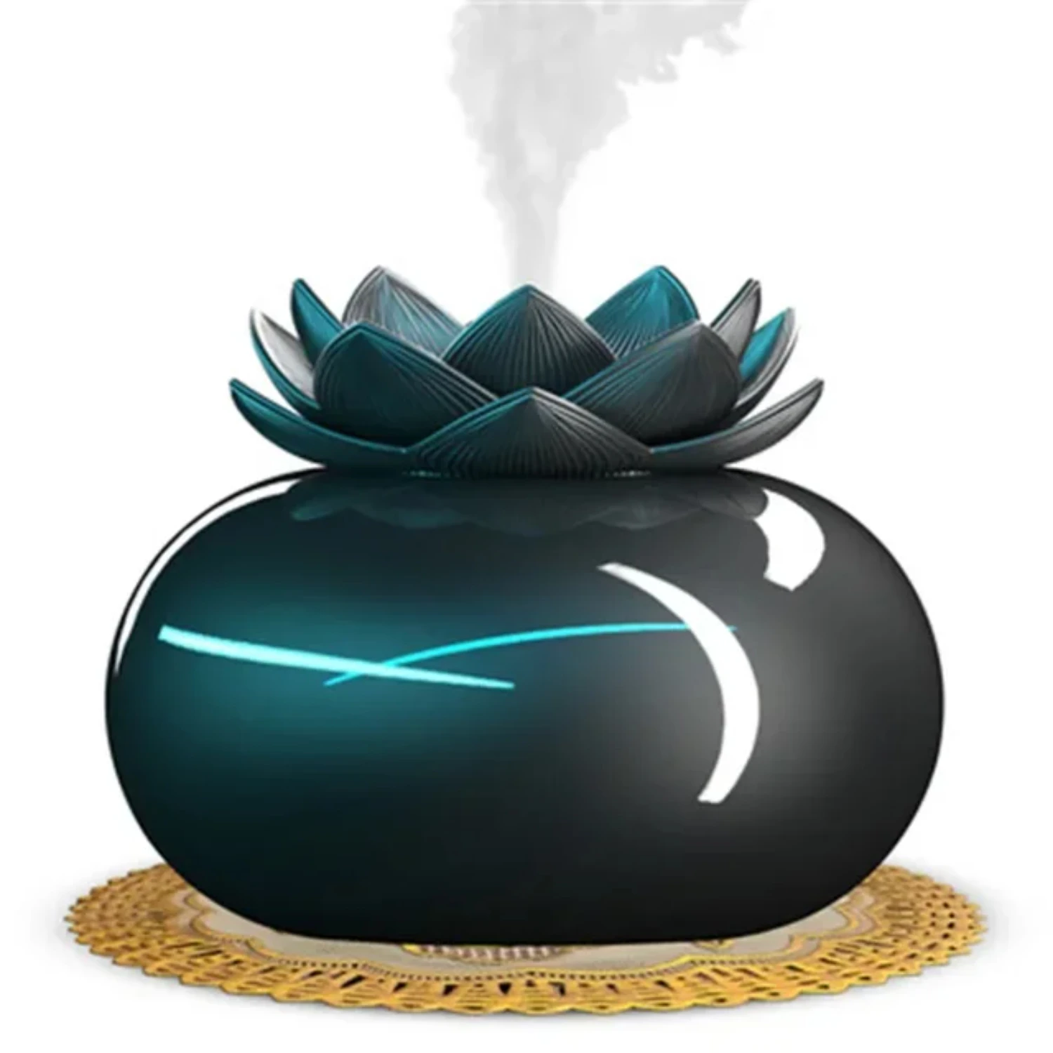 차량용 USB 미니 가습기 스파, 귀여운 꽃 에센셜 오일 디퓨저, 장식 아로마 테라피, 200ml