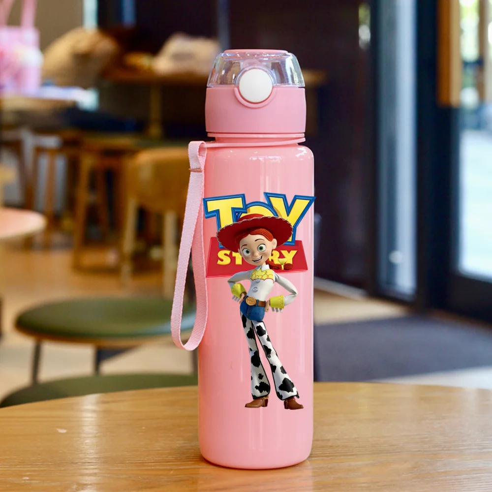 3D Printed Cartoon Pattern Water Bottle - Cute Stereoscopic Design, Fade-Resistant, Scratch-Proof, Leakproof Large-Capacity Cup