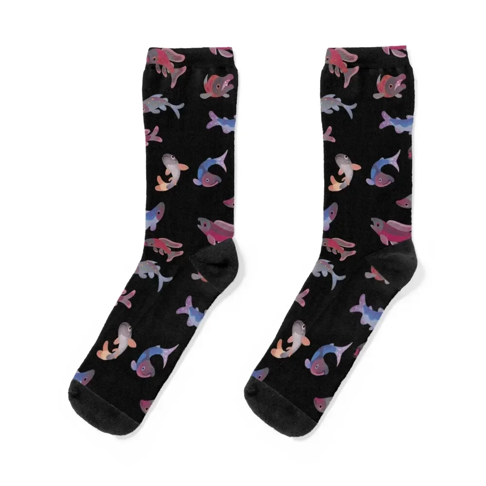 Salmon - dark Socks Thermal man winter cotton Socks Men's Women's