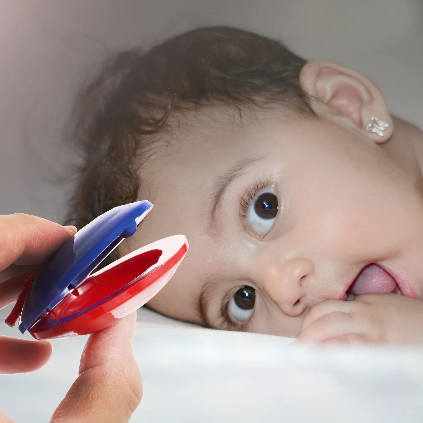 

24pcs Colorful Castanets s Percussion Educational Music Instruments Preschool Rhythm Learning Hand Brain Coordination