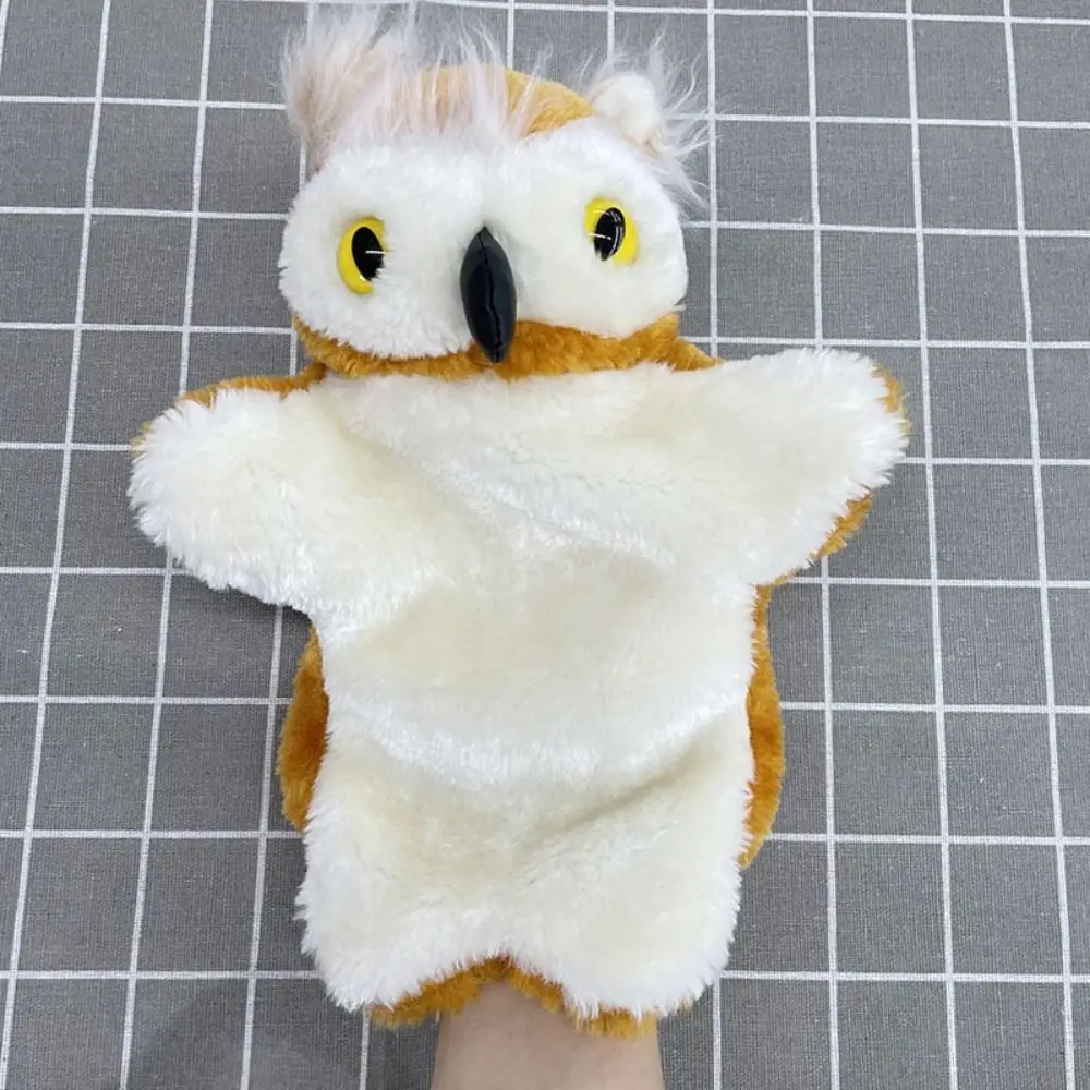 For Imaginative Pretend Play Storytelling Plush Owl Hand Puppets Stuffed Animals Toys