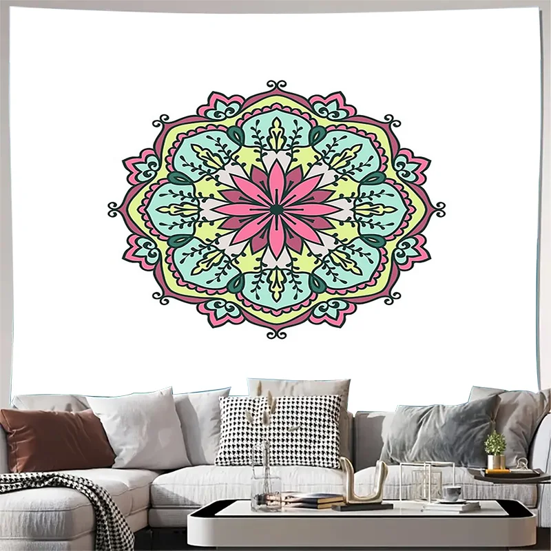 Boho Tapestry Wall Hanging Hippie Room Decor Aesthetic Wall Art Nature Forest Trees Dorm Room Decor Large Wall Decor Bedroom Wal