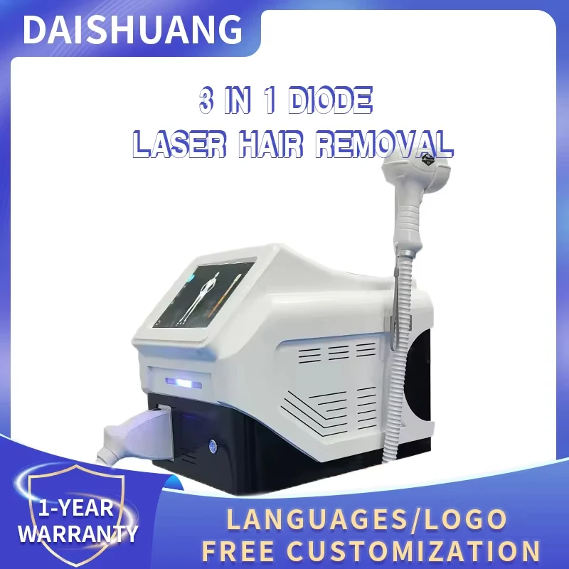 

Портативный диодный лазер, точка замерзания, постоянная, безболезненная, 755 нм, 808 нм, 1064 нм, высокая мощность, машина для удаления волос, омоложения кожи