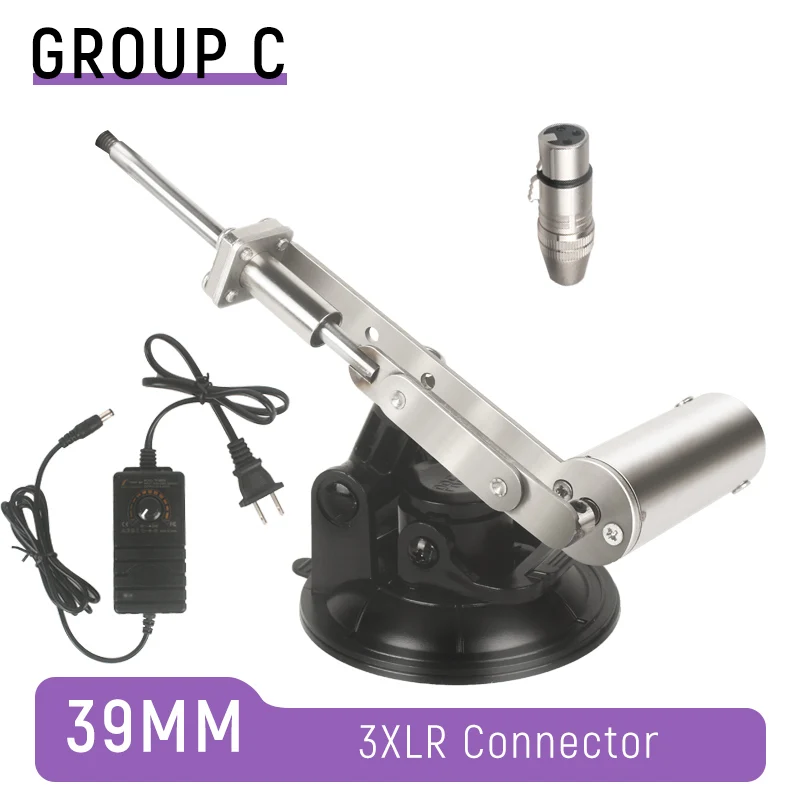 2025 Mini Telescopische Lineaire Actuator 45 MM Slag 110 V/220 V Vergeldende Motor met 3XLR Connector Nieuwe lineaire Actuator