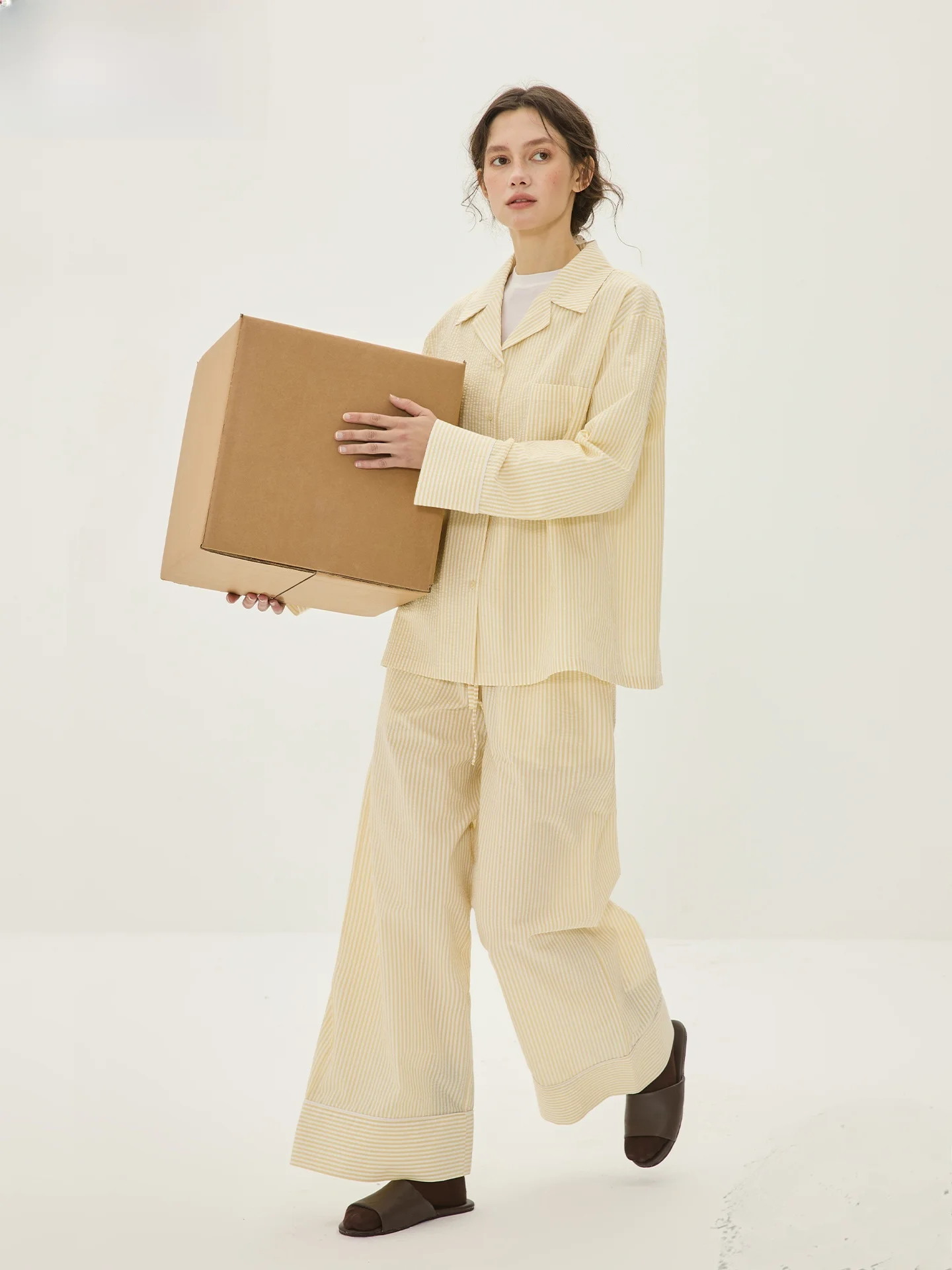 mens-cotton-pajamas-set-striped-spwear-women's-long-sve-button-up-home-clothes-suitable-for-outdoor-wear-spring-autumn