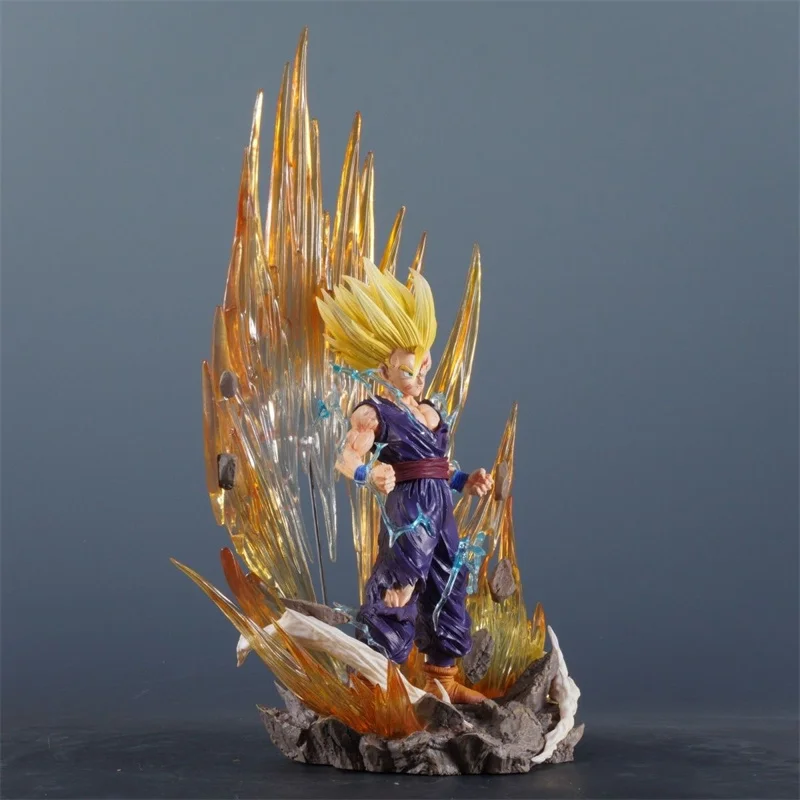 Figurine Dragon Ball Super Saisuperb Son Gohan en PVC de 38cm, Jouet à Collectionner avec Effet Spécial