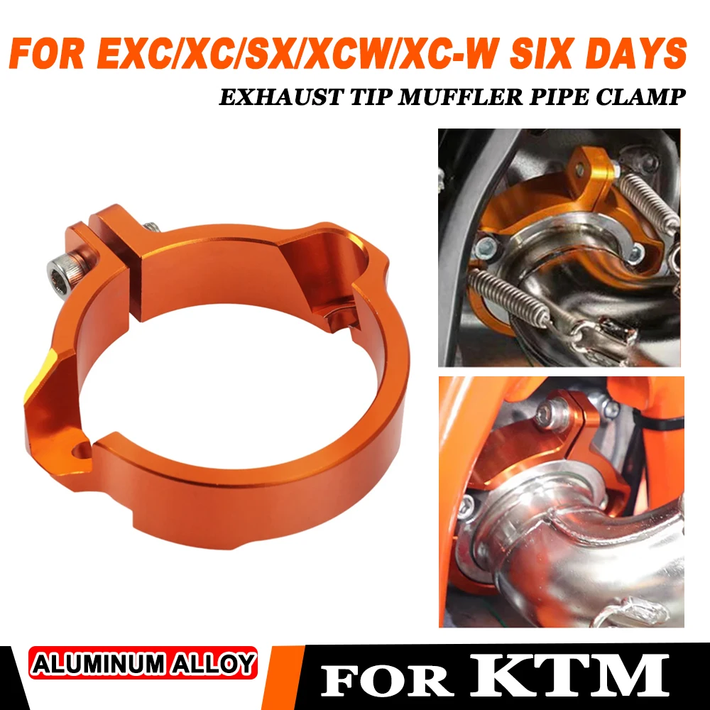 For KTM 250 300 EXC XC SX XCW XC-W Six Days XC-W TPI 2017 -2022 XC-W/EXC TPI 250 300 2023 2024 Exhaust Flange Protection Cover