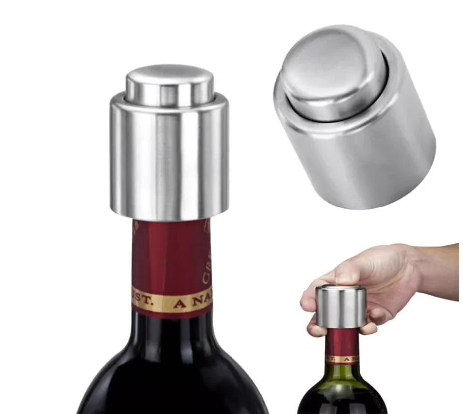 Red wine vacuum pressing plug; air extraction; fresh keeping; wine stopper; wine stopper; wine set