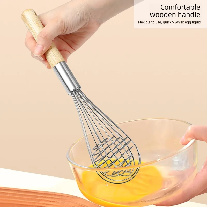 10/12 Inch Wooden Handle Stain - Kitchen Baking Blender ulasan dan harga