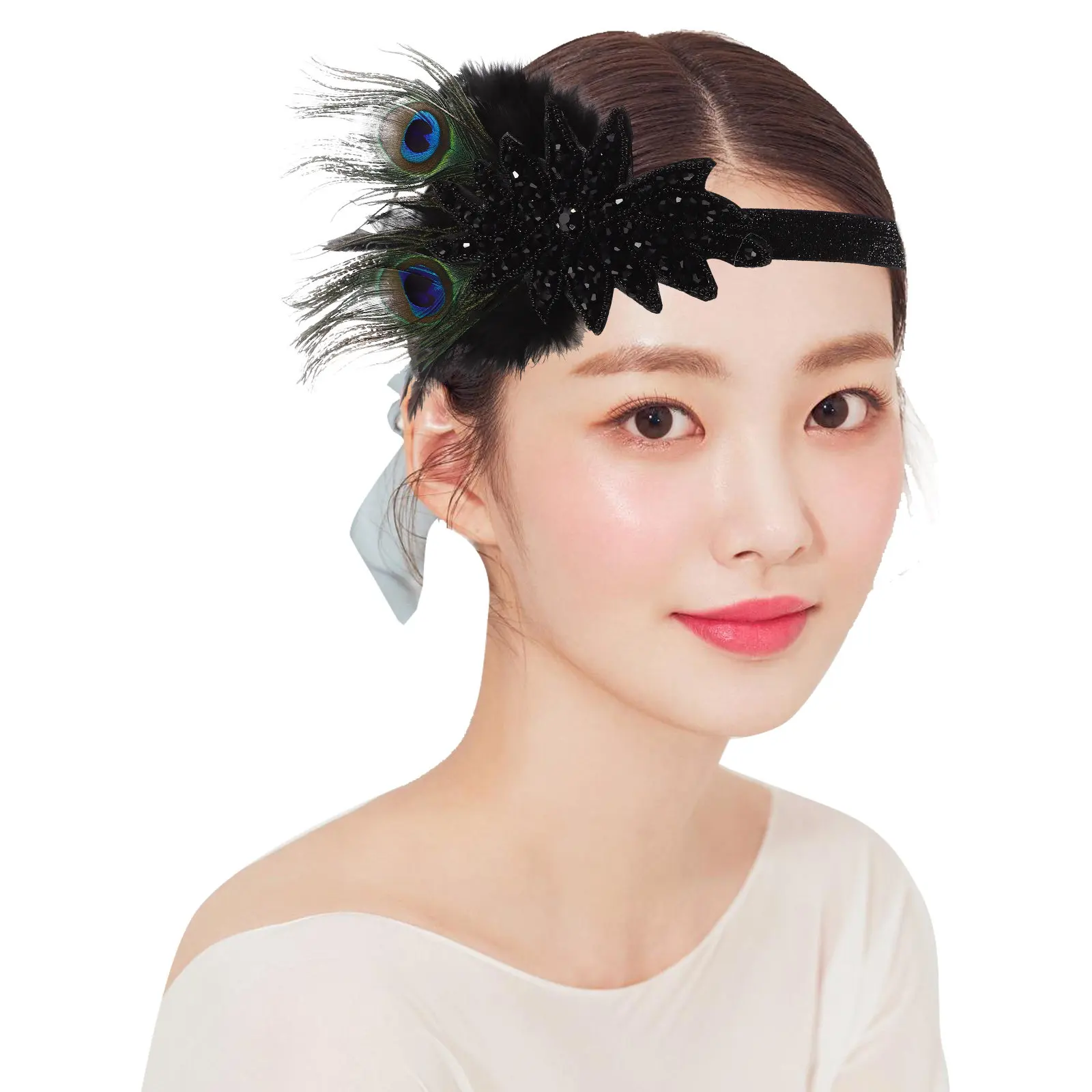 

Vintage Headband for Women Party Hair Accessories Elegant Dance Headdress Boho Style Photo Prop Festival Wear
