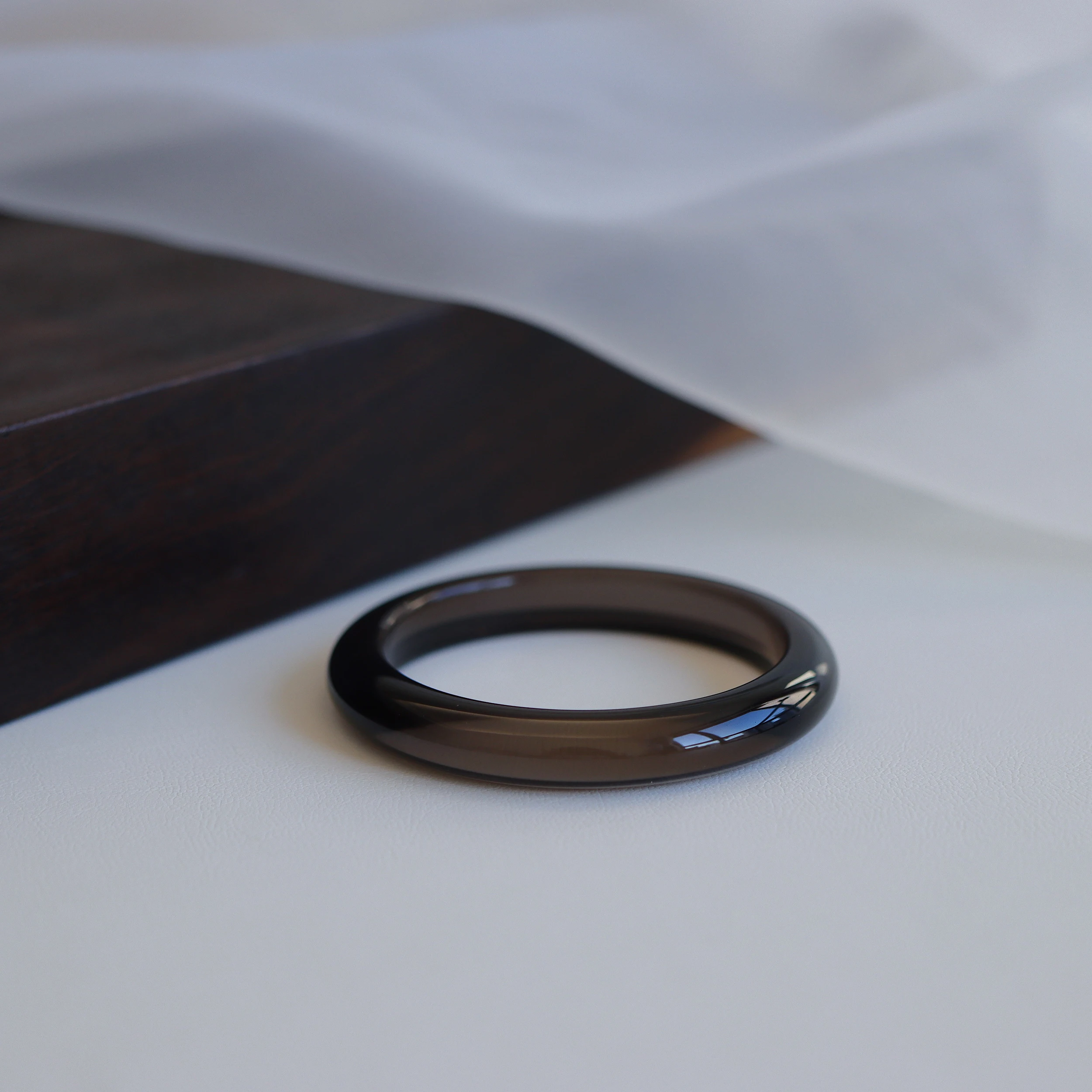 

Ice obsidian bracelet pure natural male and female couples