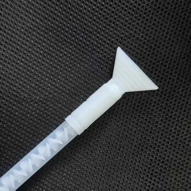 AB Static Mixer Tube Flat Nozzle Adapter External Thread Wide Smooth Glue Flow for 3D Printing Post Processing Dispensing