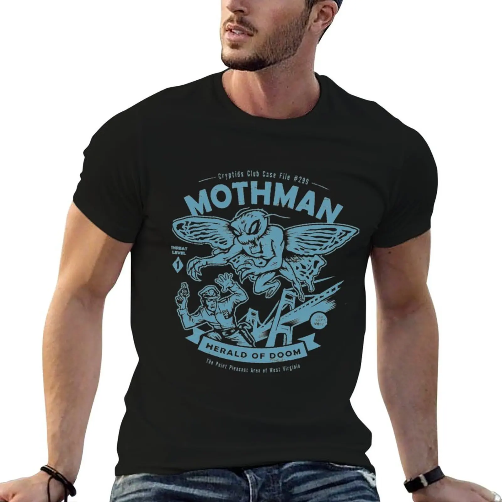 

Mothman T-Shirt cotton t shirts man 100% t shirt personalised T-Shirt