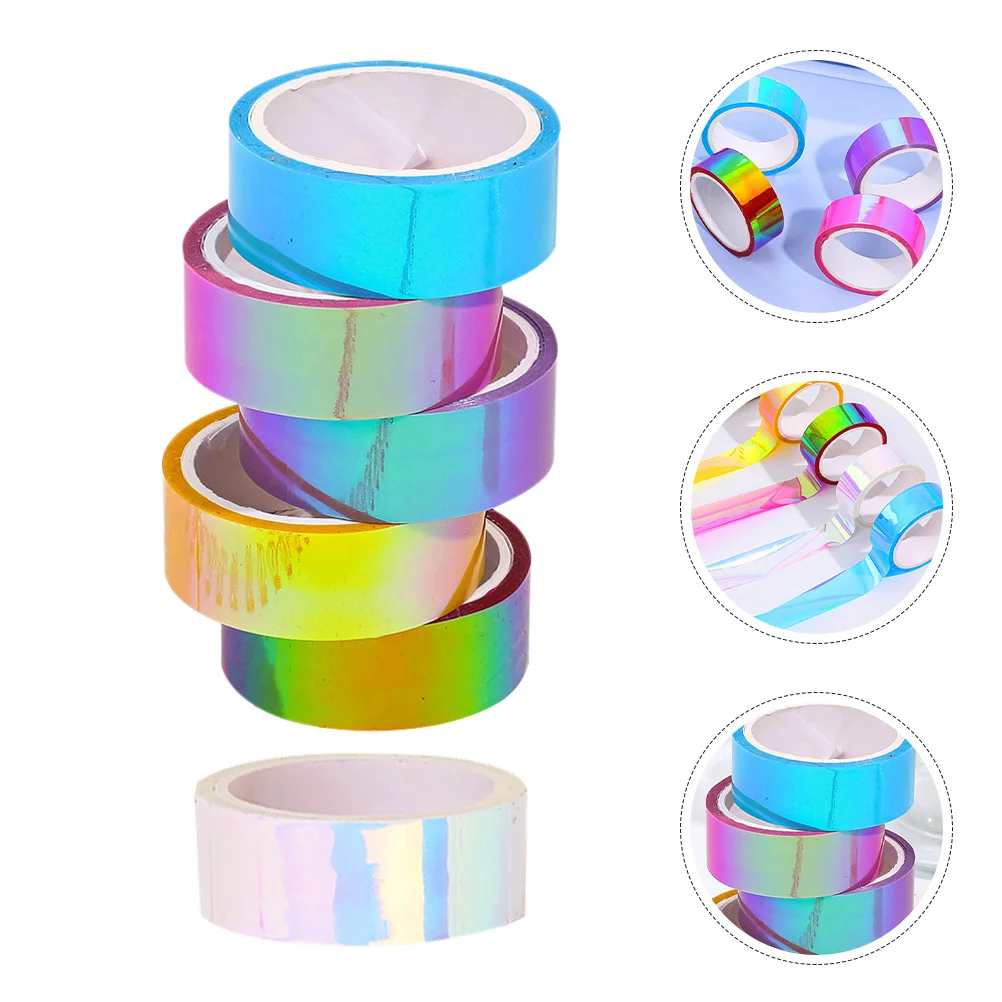 18 Pcs Gradient Tape Waterproof Craft Supplies Colored Masking Bulk Home Decoration Writable Washi Student