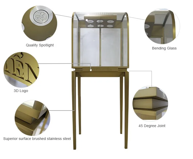 Custom.Modern Jewelry Display Showcase for Jewellery Shop Display Furniture Designs