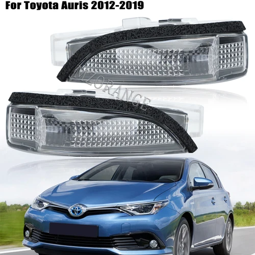 Luz de espejos retrovisores laterales para Toyota AURIS 2012-2019 lámpara indicadora de señal de giro accesorios piezas de coche reemplazos externos