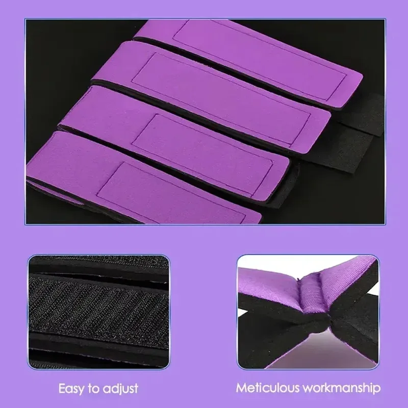 BDSM عبودية مجموعة ألعاب الكبار الكاحل الأصفاد الجنس لعب للنساء الأزواج الرقيق في السرير SM لينة حزام أصفاد الجنس متجر