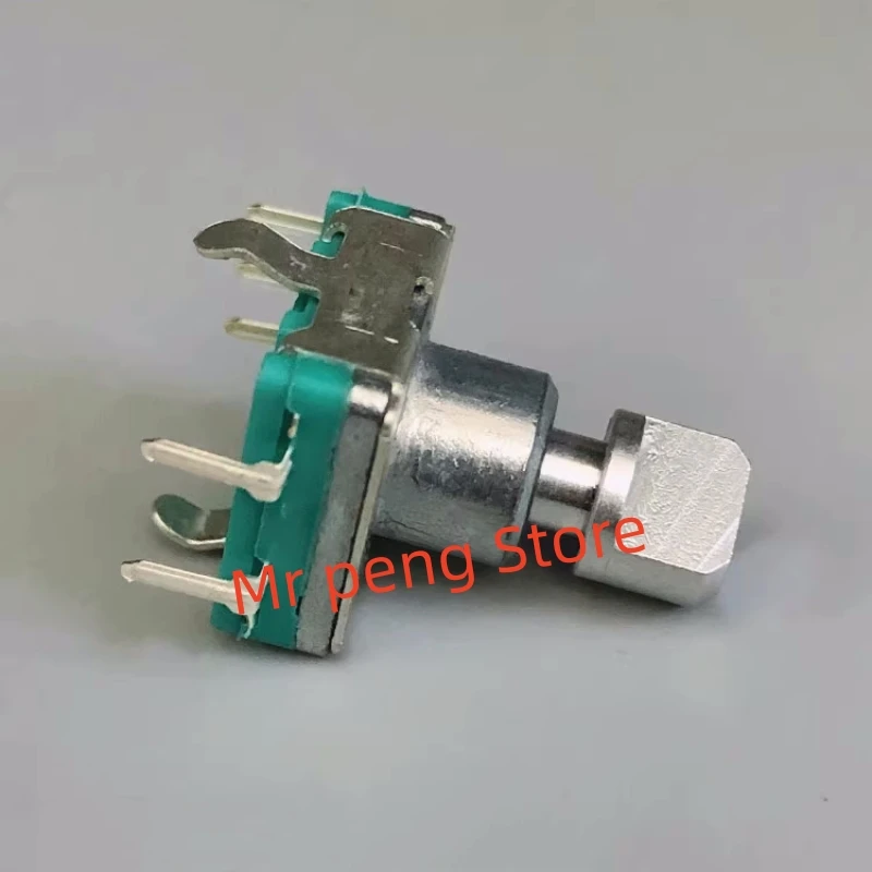 2pcs EC11 12 models for Jetta CD player potentiometer volume adjustment 360 degree turn plus press switch 5 pin encoder