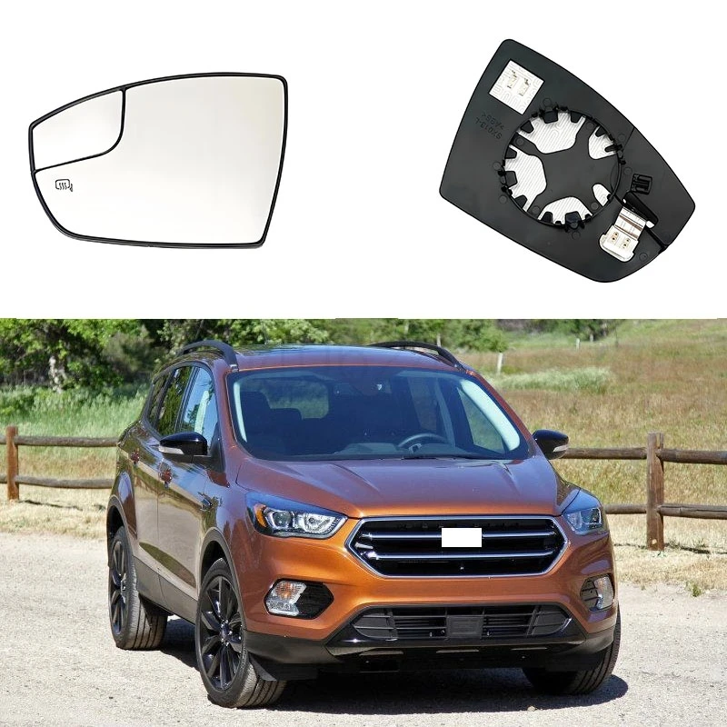 

Car rearview mirror glass - Suitable for Ford's US version Escape C-Max models Rearview mirror lens Reflective mirror glass
