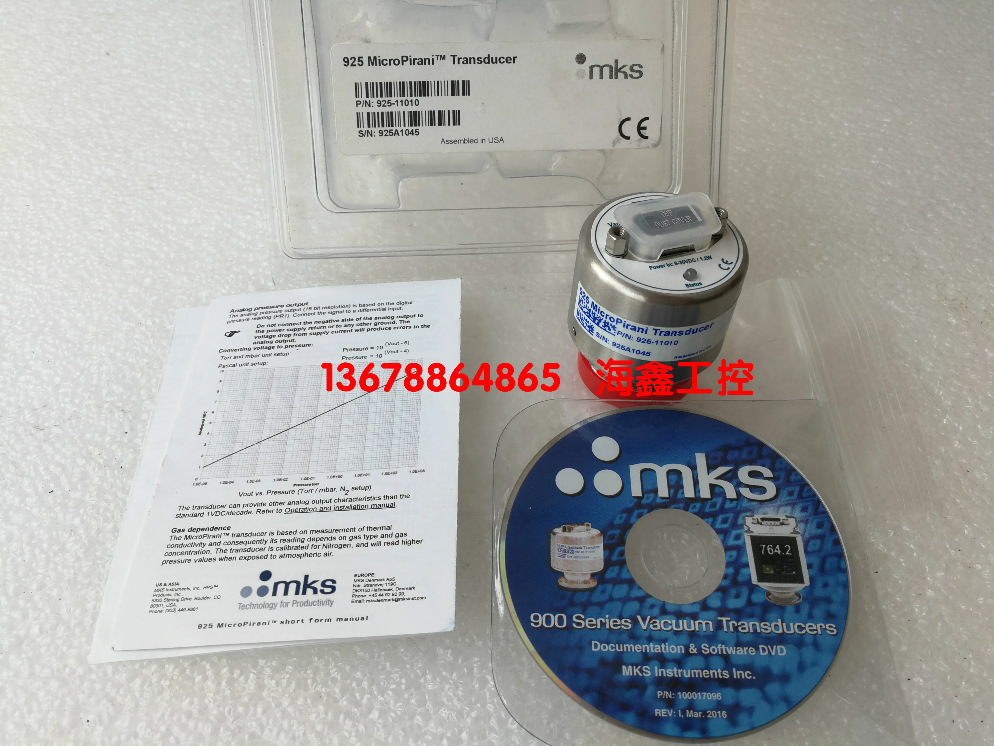 

925-11010 Датчик вакуума MKS 925MicroP Николае предложение имеет преимущественную силу