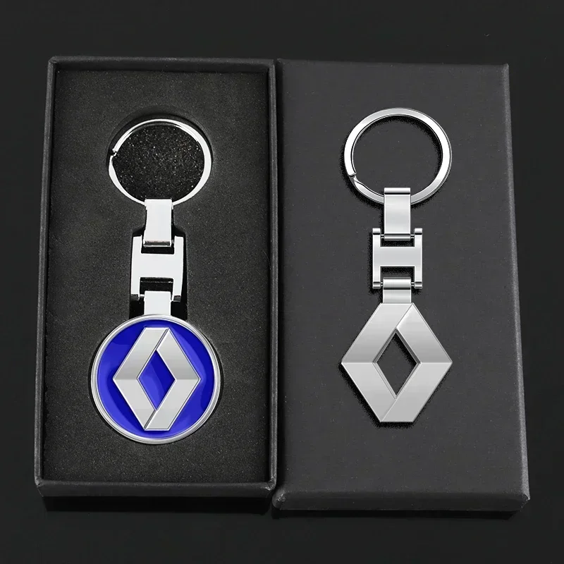 

1pcs 3D Car Metal Badge Key Chain Pendant Decorative Keyring For Renault RS Koleos Captur Talisman Kadjar Megane 2 3 Clio 5 Zoe