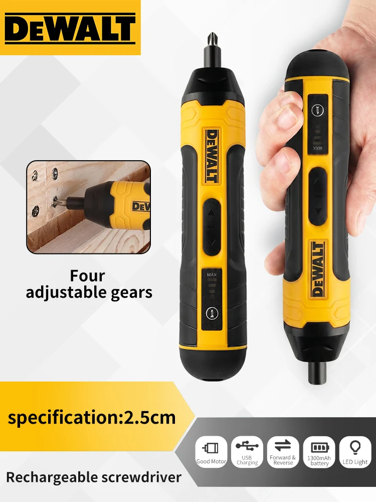 Dewalt HT422 Kabelloser Elektroschrauber |   3,6V 5N.m Drehmoment |   1/4-Zoll-Bohrfutter |   1300mAh Li-Ionen-Akku