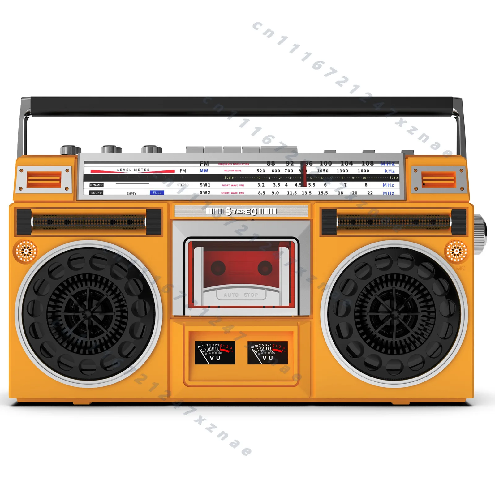 Home Retro Stereo Dual Speaker Radio Recorder Convenient Tape Machine Bluetooth U Disk TF Card