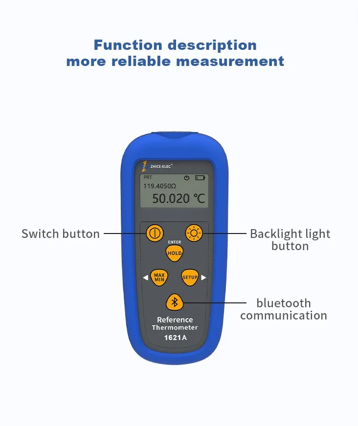 Industrial PT100 ITS-90 0.01C Precision Reference Temperature Calibrator Thermometer