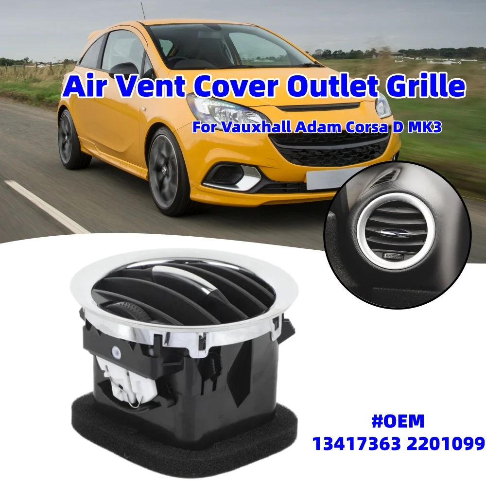 

Car Air Vent Cover Outlet Grille For Vauxhall Adam Corsa D MK3 Auto Interior Air Vent Moulding Accessories 13417363 2201099