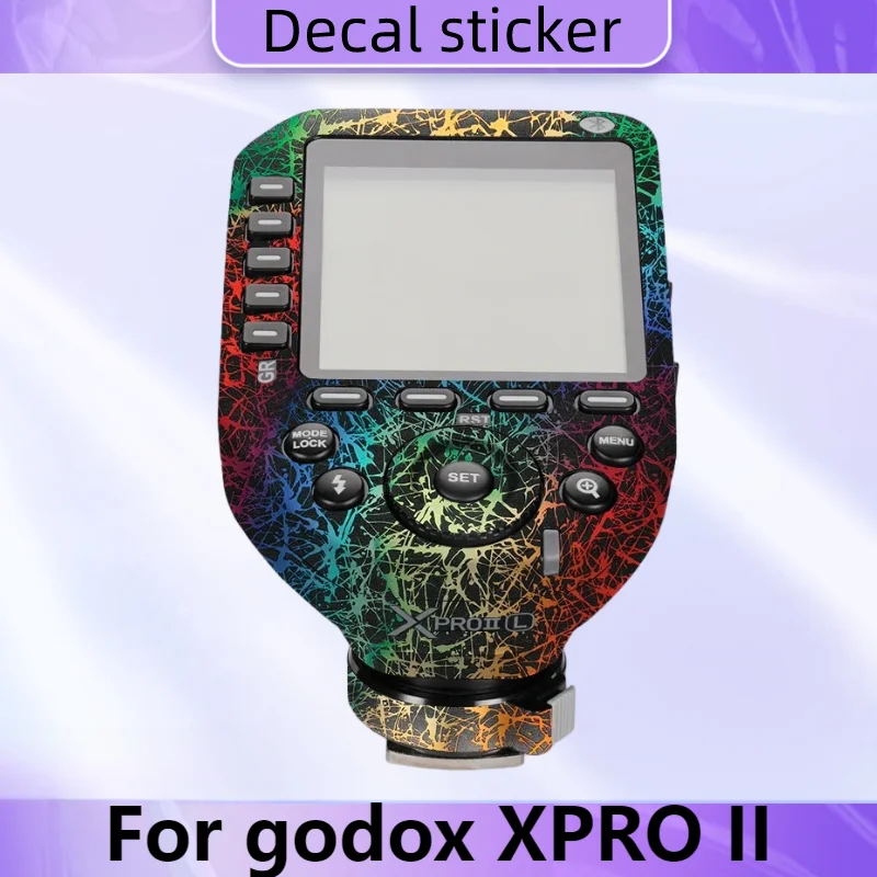 For godox XPRO II Decal Skin Godox Xpro II TTL Wireless Flash Sticker XPROII-S XPROII-N XPROII-C Wrap Cover