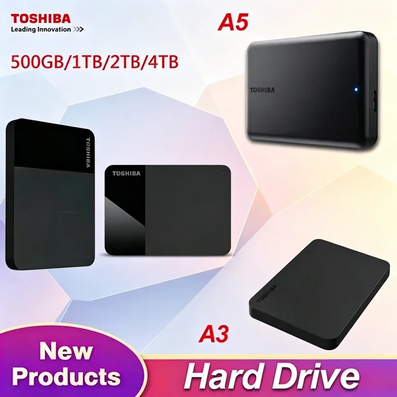 

For Toshiba B3/A3/A5 Portable External USB3.0/3.2 Gen1 2.5 Inch HighSpeed TB/2TB/ Disco Rigido Externo with Laptop Mac Android