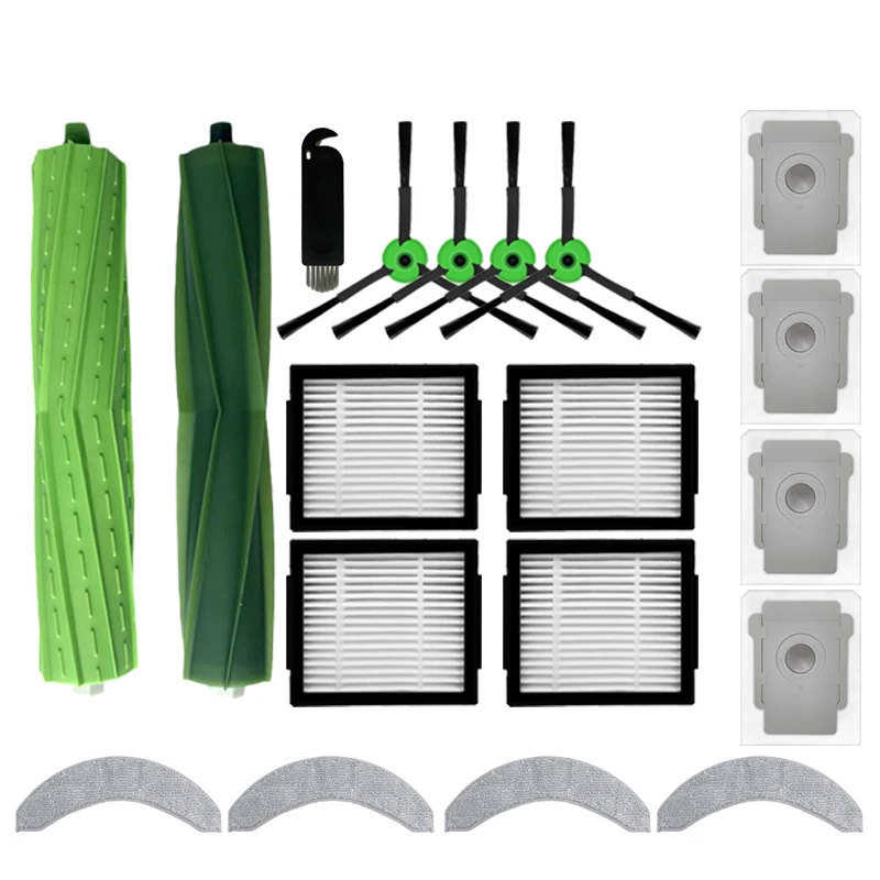 Geschikt voor (iRobot Roomba COMBO J7+ / COMBO J9+ / COMBO 10 Max) Vacuümonderdelen Hoofdrol Zijborstel Hepa Filter Mop Doek Stofzak - afbeelding 2