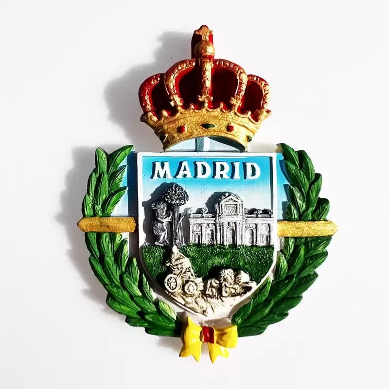 Madrid, spagna punto di riferimento lion chariot creative Crown frigorifero sticker turismo memorial decorazione magnete magnete