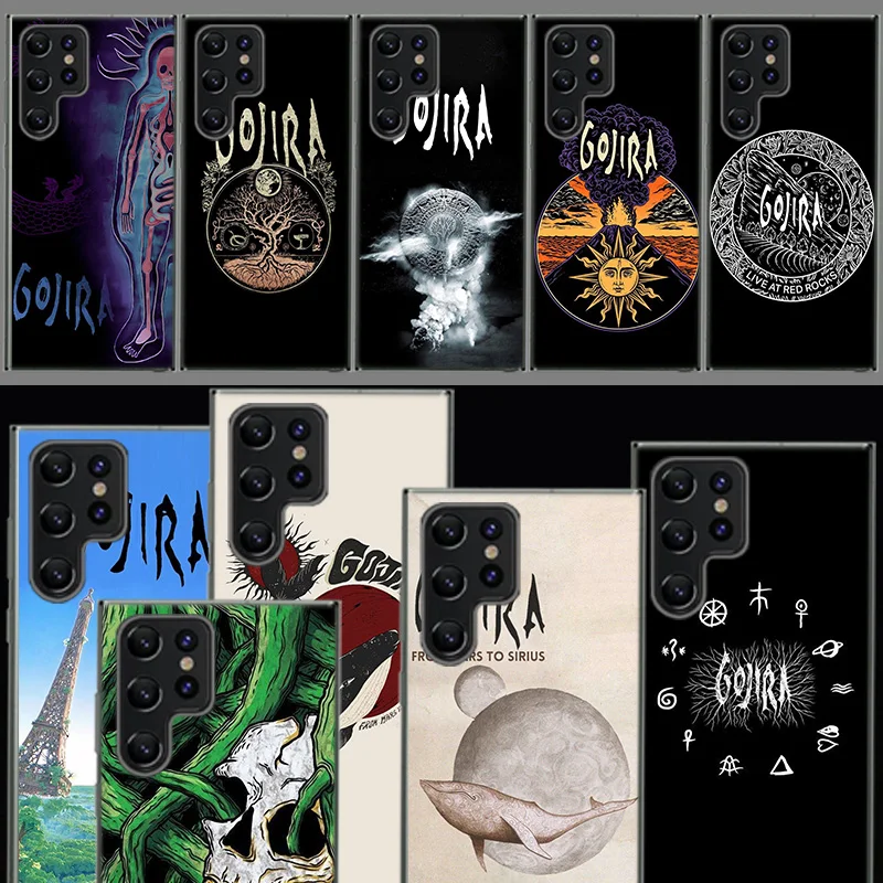 G-Gojira Band Capa Phone Case For Samsung S26 Ultra S25 Edge Galaxy S23 S21 S20 S24 FE S22 S10 Plus Cover Clear TPU Shell Coque