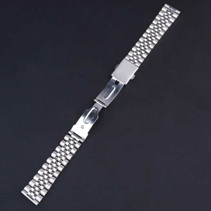 18mm 19mm 20mm 22mm Silver 316L Stainless Steel Universal Straight End Watch Strap Bracelet Straps image 5