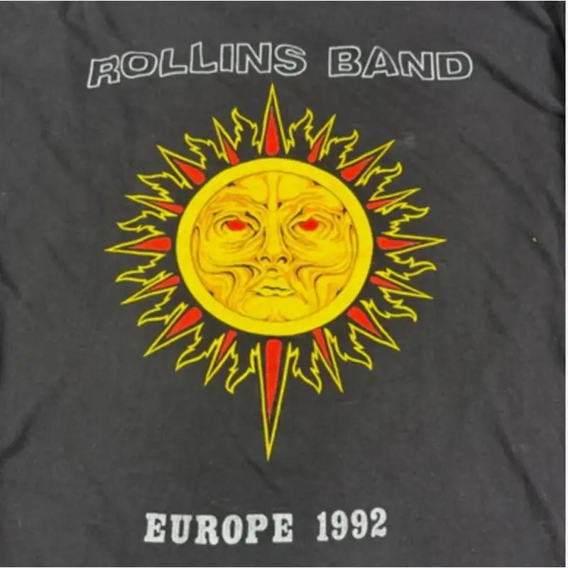 Vintage Rollins Band The End Of Silence Music Black All Size T Shirt