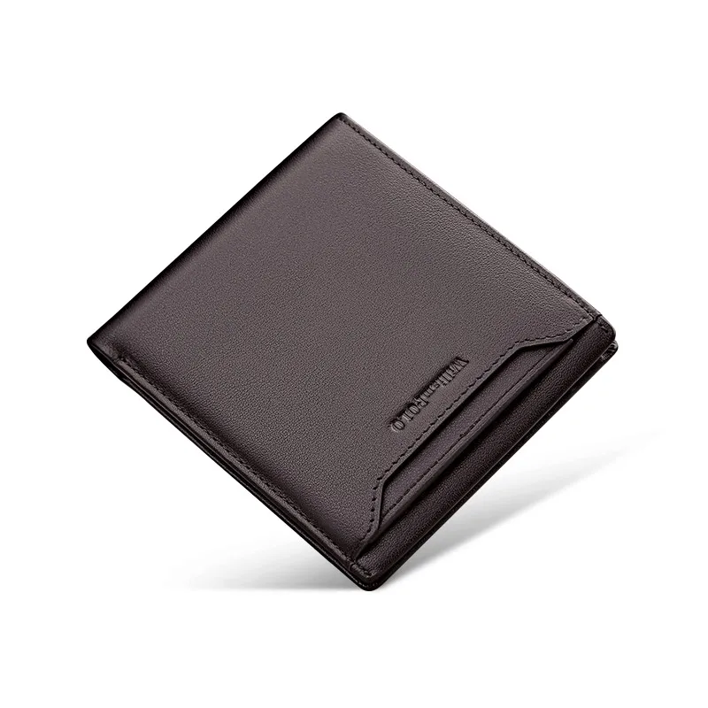 

Luxury Wallet Men Short Brand Design Fashionable Bifold Card Bag Money Bag