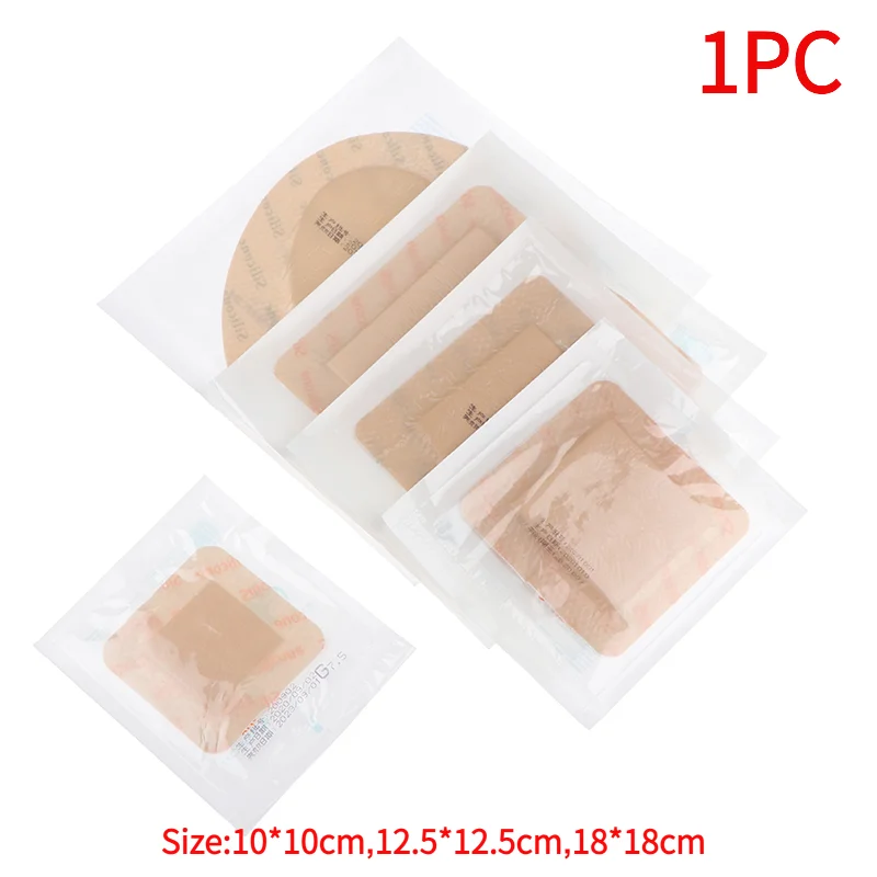 1PC Silicone Gel Wound Dressing Adhesive Bandage For Bedsores Pressure Sores Sticker.
