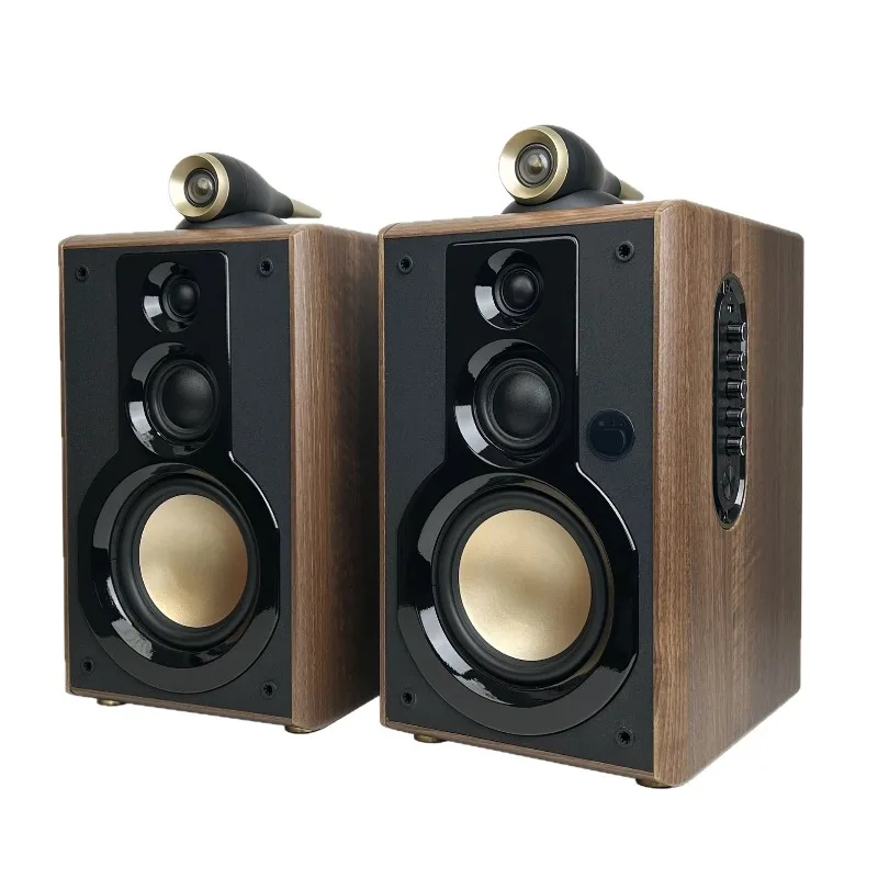 

Hifi Fever Home Bookshelf Box Audio Three-way Frequency Active Speaker TV Active Speaker Desktop Computer