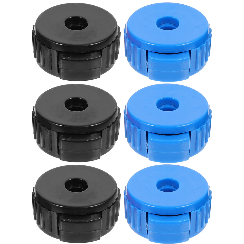 

6pcs Quick Release Cymbal Nuts Plastic Drum Fixing Parts For Percussion Kit Replacement Accessories Instrument Components