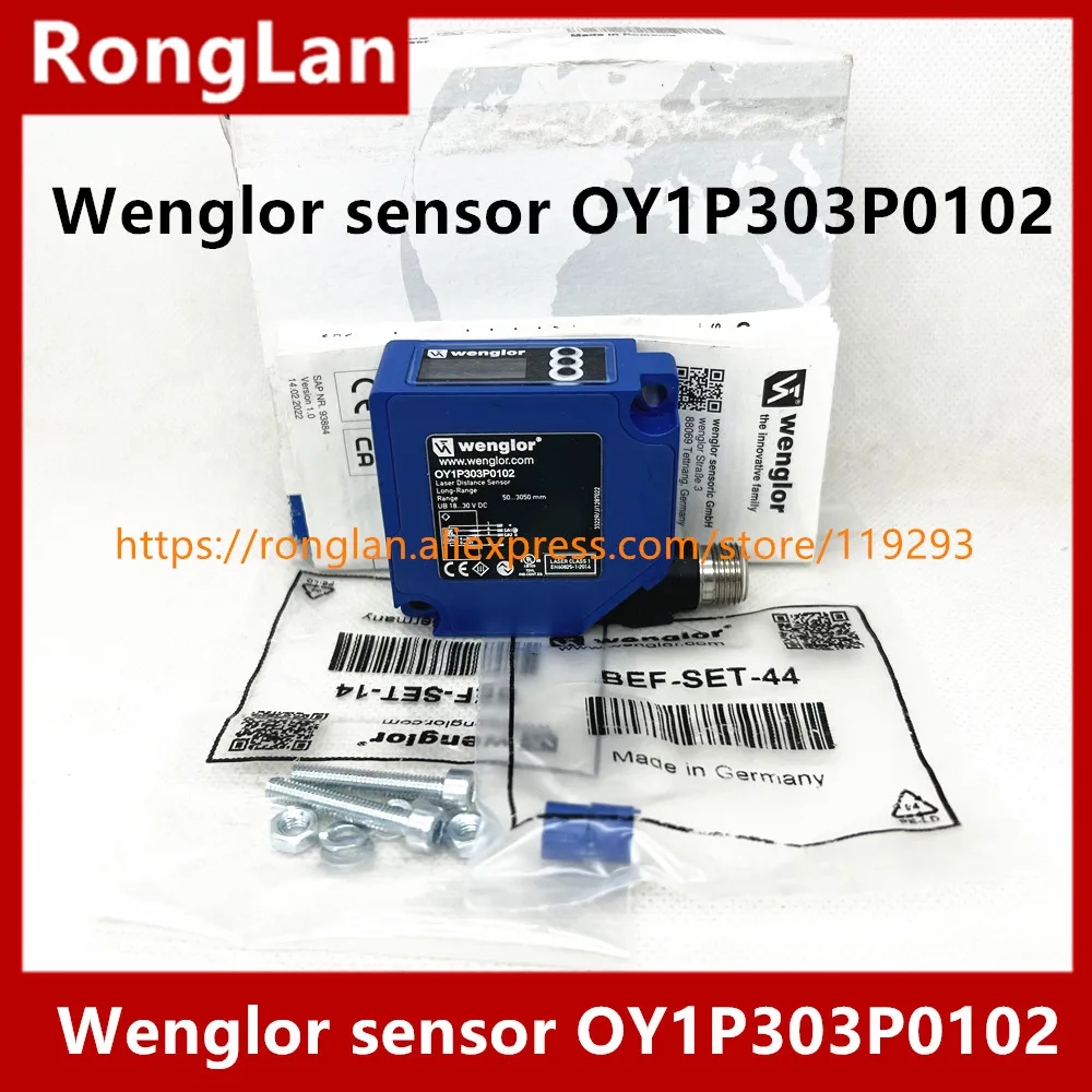 New original authentic Laser ranging sensor wenglor sensor  OY2P303A0135 OY1P303P0102 50-3020MM DC18-30V 100MA