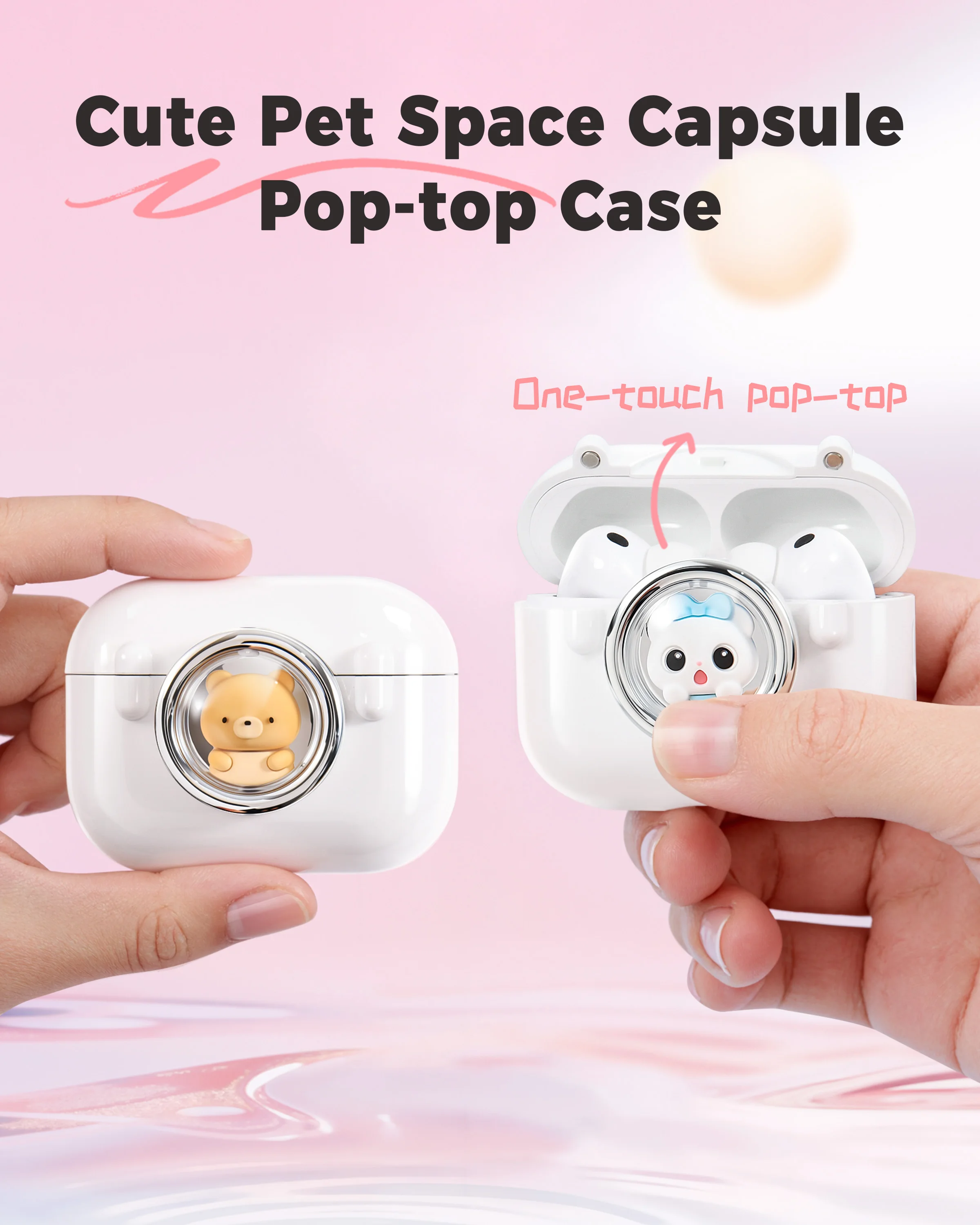 AirPods Pro 3用のかわいい3D漫画風ケース、安全 - Pc Security Lock のレビューと価格