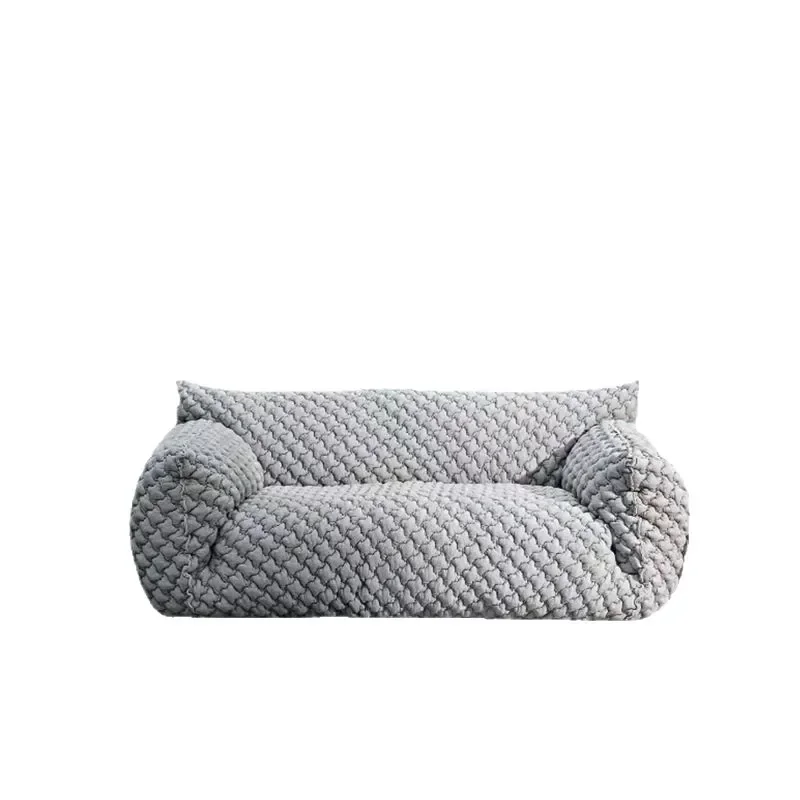 Internet celebrity Klein blue fat single sofa leisure living room bedroom light luxury single sofa Italian fabric sofa