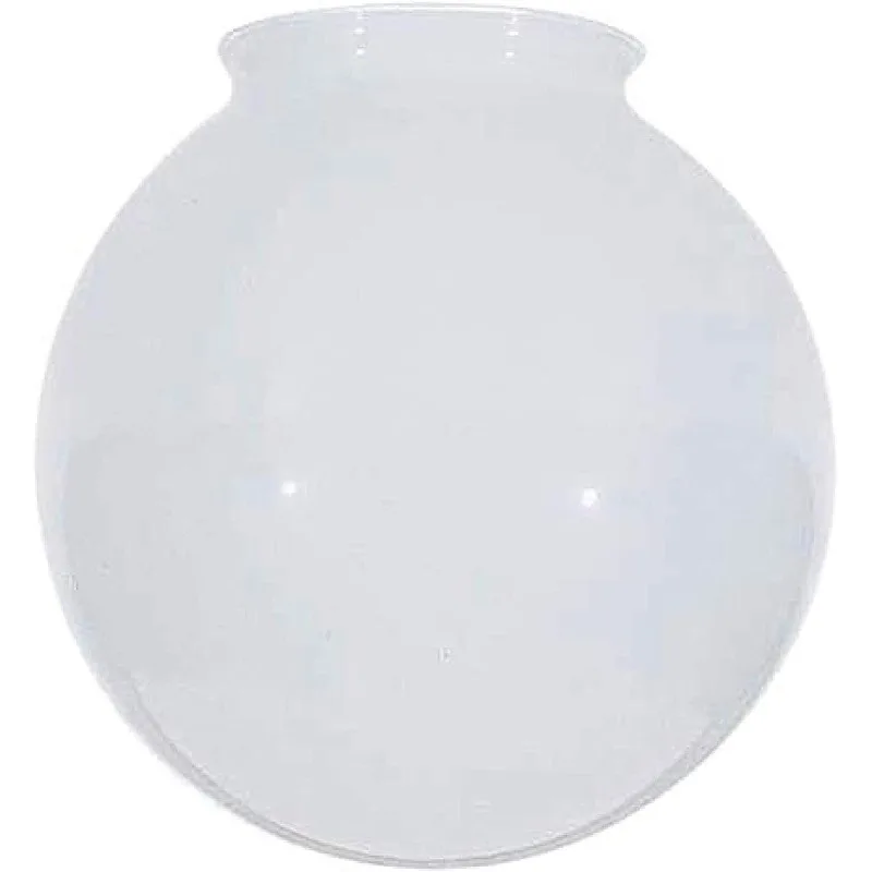 

6-дюймовый абажур из белого стекла в форме шара с монтажным отверстием 3,25 дюйма — замена совместимых светильников