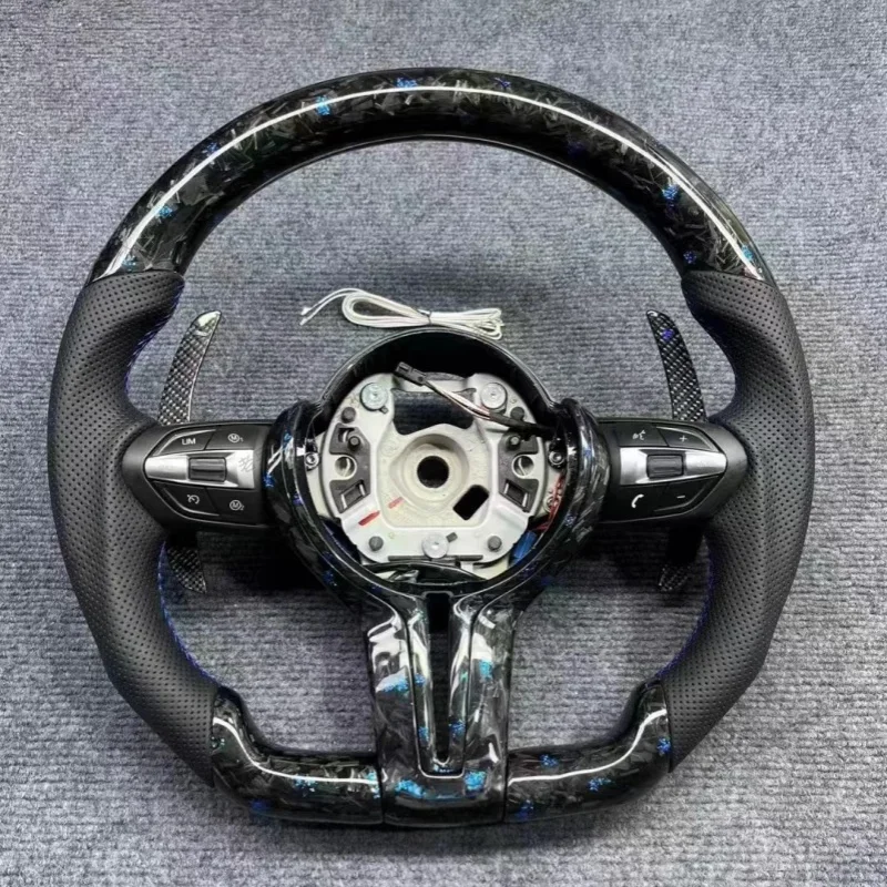 Carbon Fiber Steering Wheel Suitable For BMW F10 F20 F30 F39 F36 M3 M6 With Shift Paddles And Buttons Car Accessories