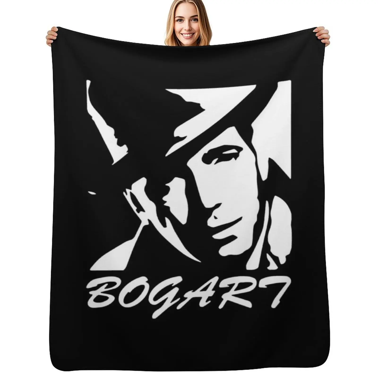 

Cool Humphrey Bogart Throw Blanket warm for winter Soft Plaid Giant Sofa Blanket